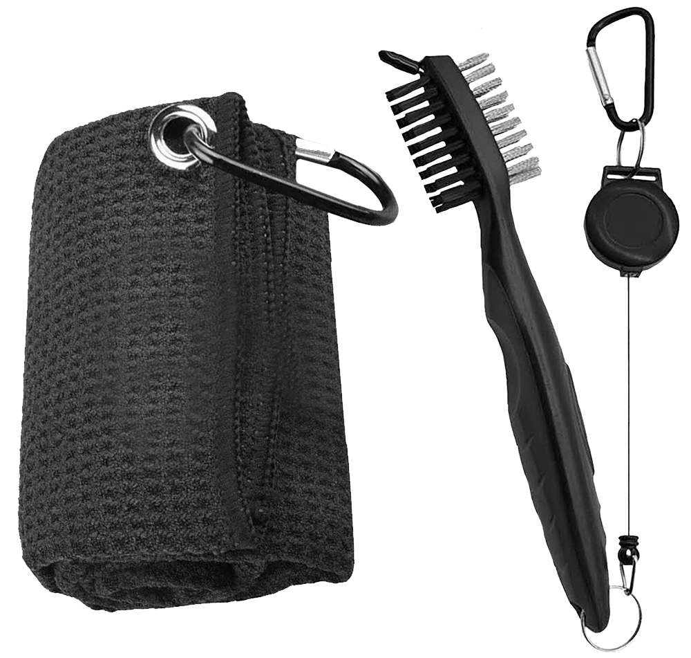 Golf Equipment Cheap - Golf Club Brush and Towel Cleaner