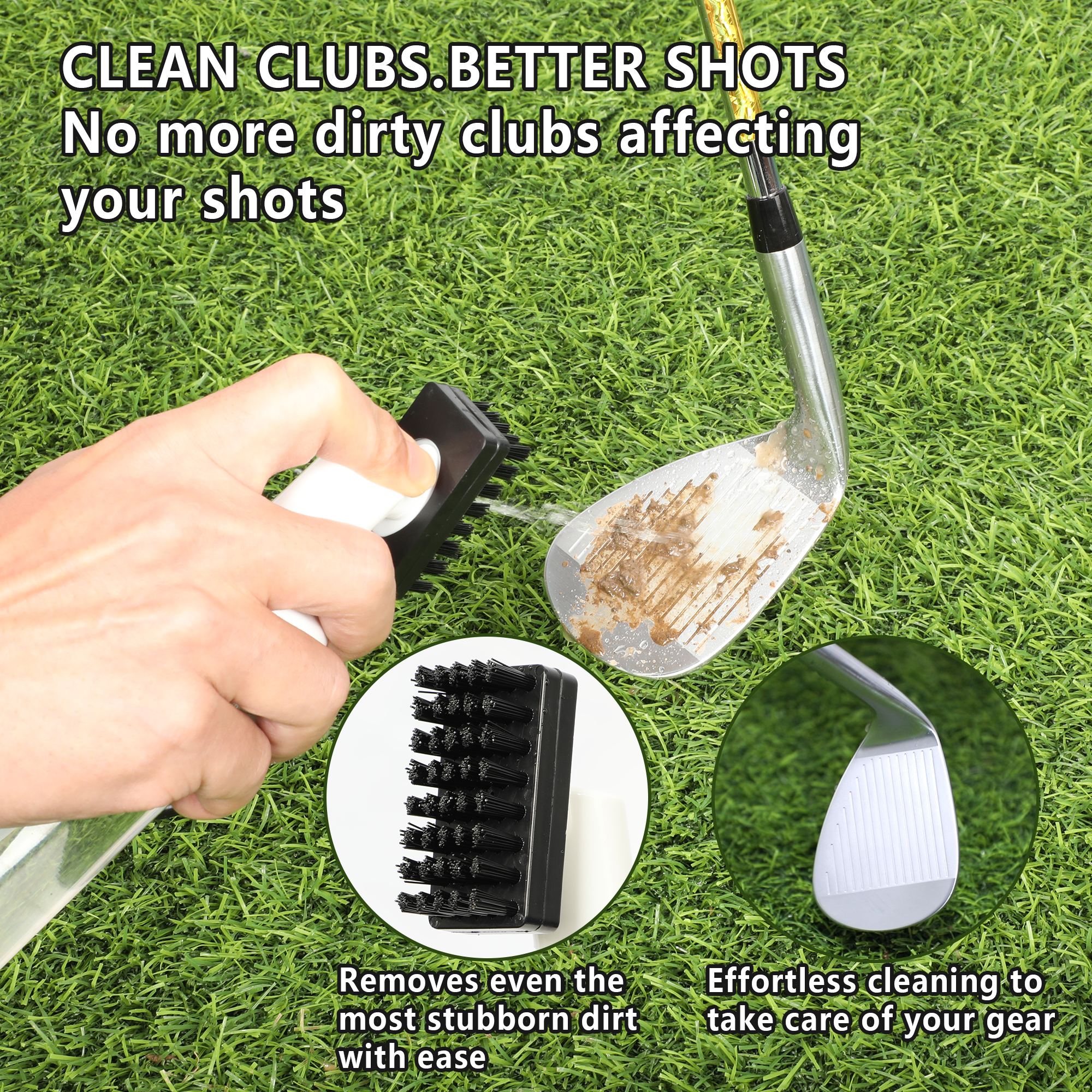Golf Club Cleaner Brush Spray  - Golf Equipment Cheap のレビューと価格