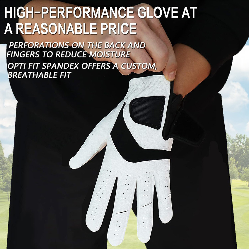 5 Pcs Golf Gloves Men Leather  - Golf Equipment Cheap のレビューと価格